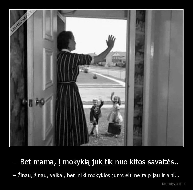 mokykla,vaikai,karantinas,ilgas, kelias