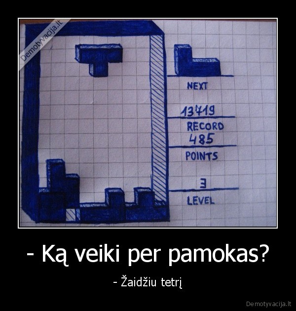 tetris,pamokos