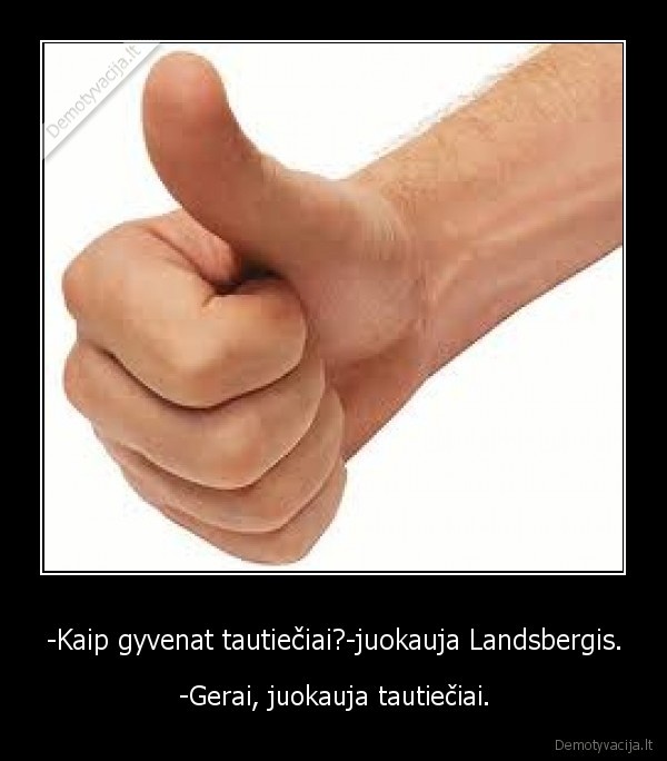 -Kaip gyvenat tautiečiai?-juokauja Landsbergis.