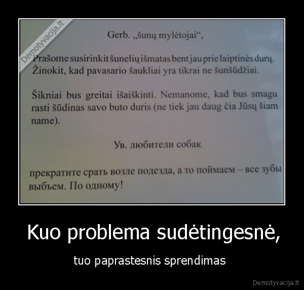 ismatos,suneliai,kaimynai