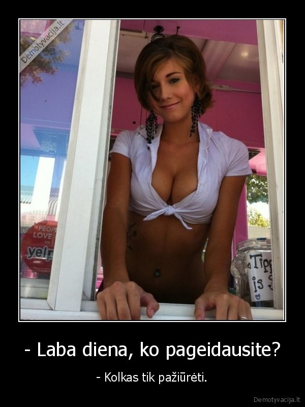 aptarnavimas,kioskas,mergina,papai