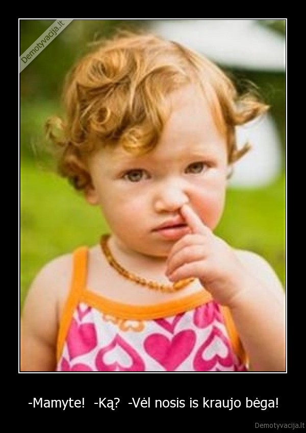 vaikai,kraujas,mama,nosis