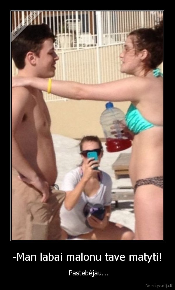 stajakas,pasistojo,mergina, su, bikiniu,geda