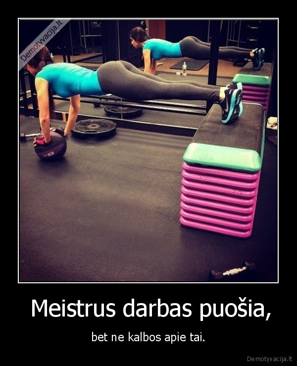  Meistrus darbas puošia,