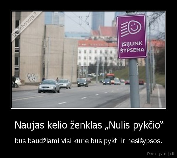 kelias,zenklas,bauda,policija,pyktis