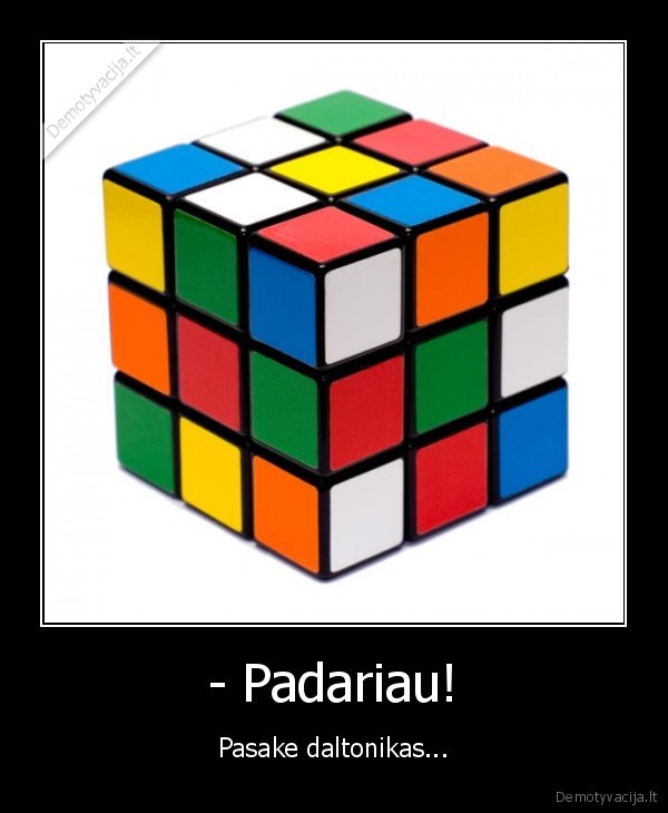 daltonikas, kubik, rubika