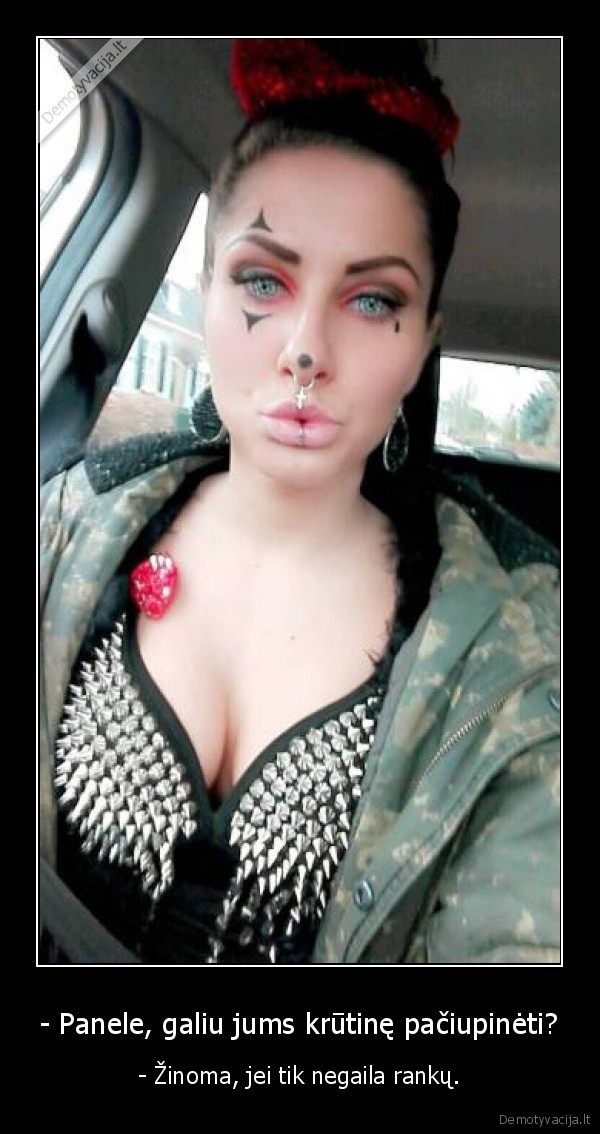 mergina,krutine,papai,spygliai