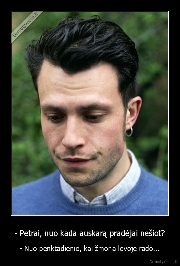 neistikimas, petras,vyriskas, auskaras