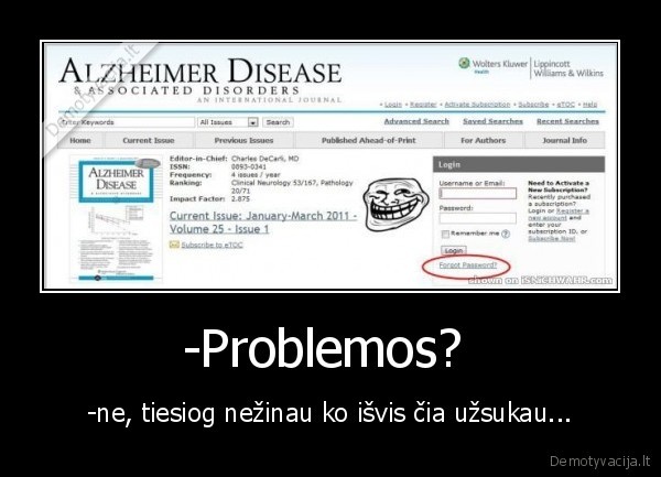 alzheimeris,ligos,trolled