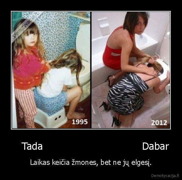    Tada                               Dabar