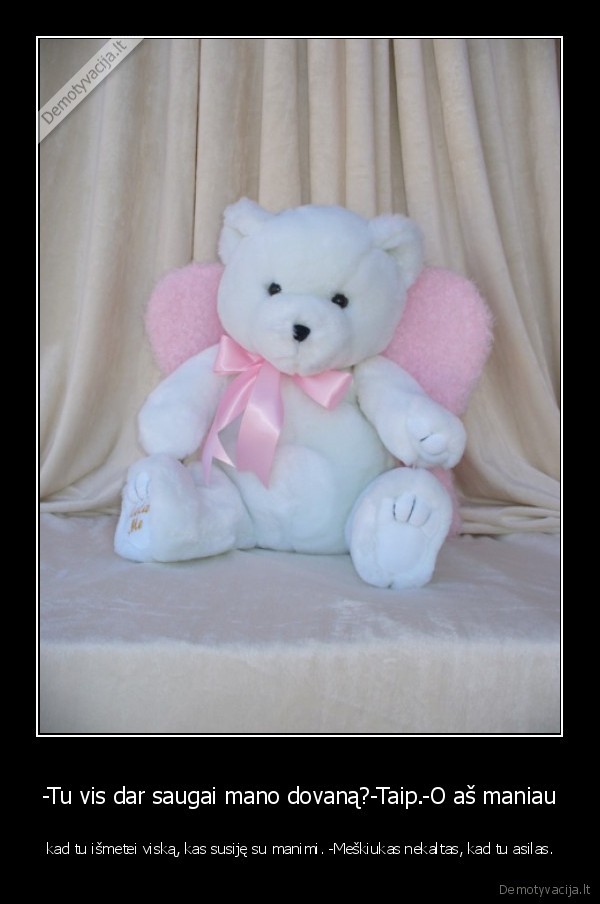 meskutis,dovana,ismesti,asilas,saugoti