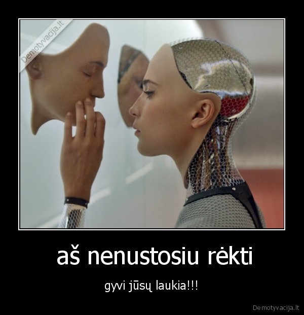  aš nenustosiu rėkti