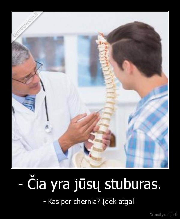 stuburas,daktaras,pacientas