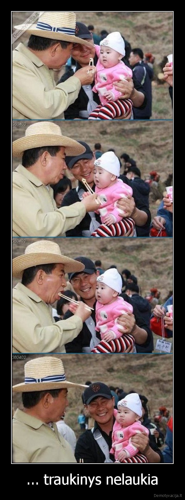 ... traukinys nelaukia