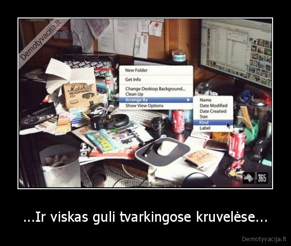 ...Ir viskas guli tvarkingose kruvelėse...