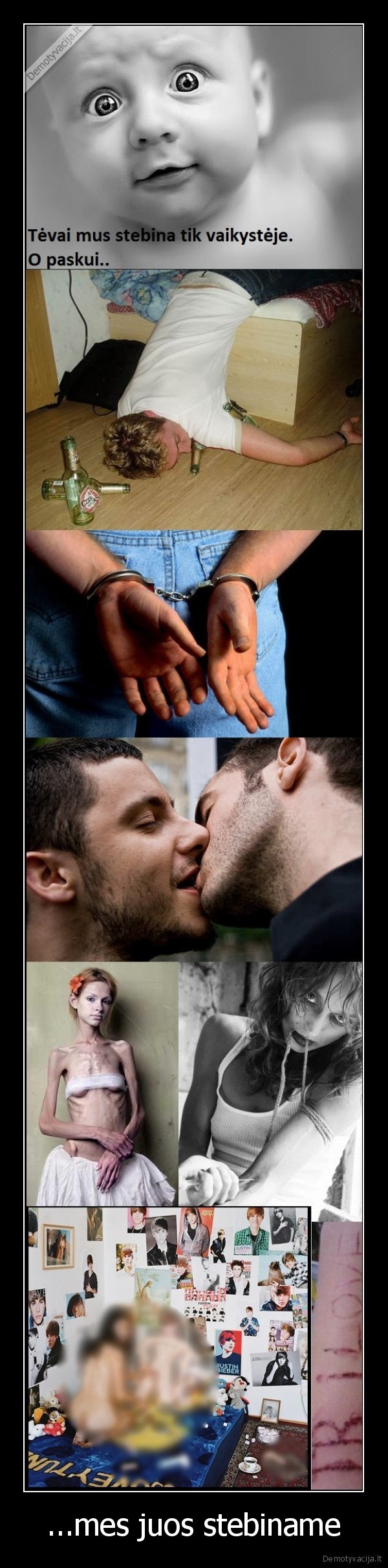 ...mes juos stebiname