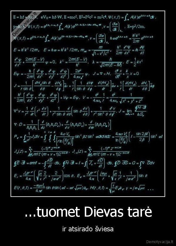 ...tuomet Dievas tarė