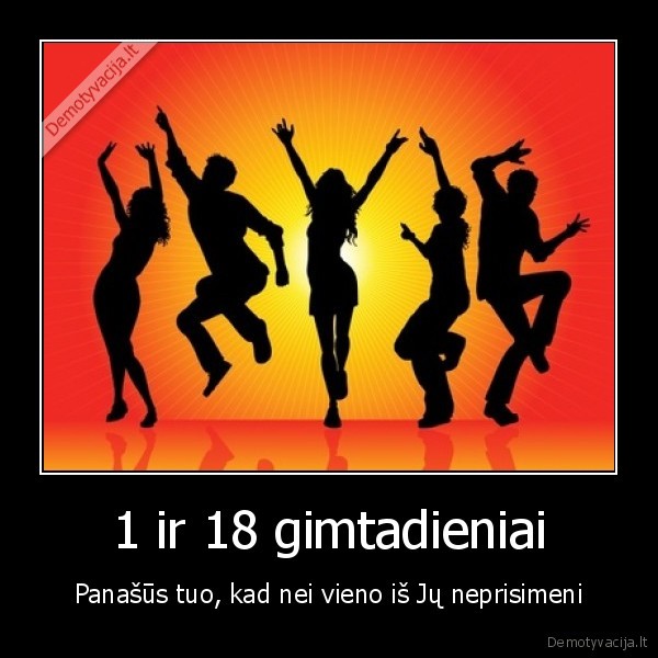 1 ir 18 gimtadieniai