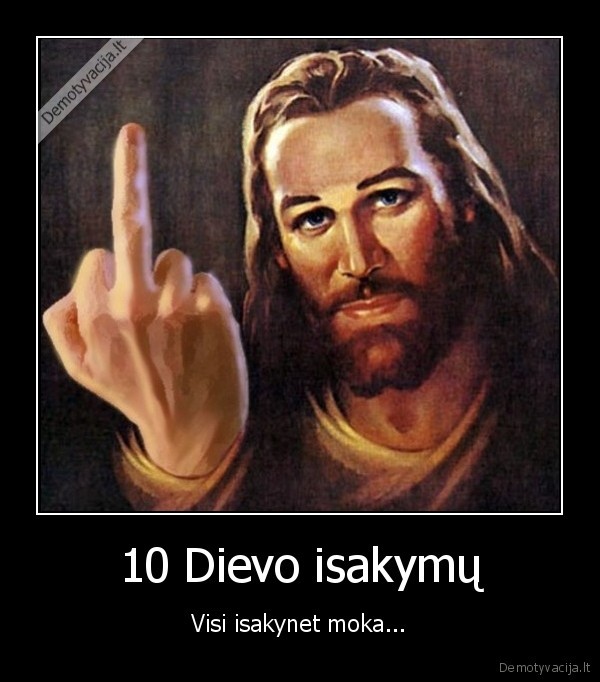 10 Dievo isakymų