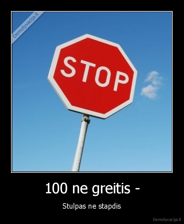 100 ne greitis -