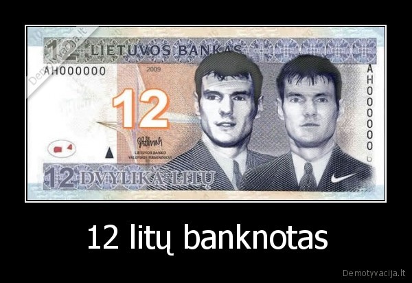 12 litų banknotas