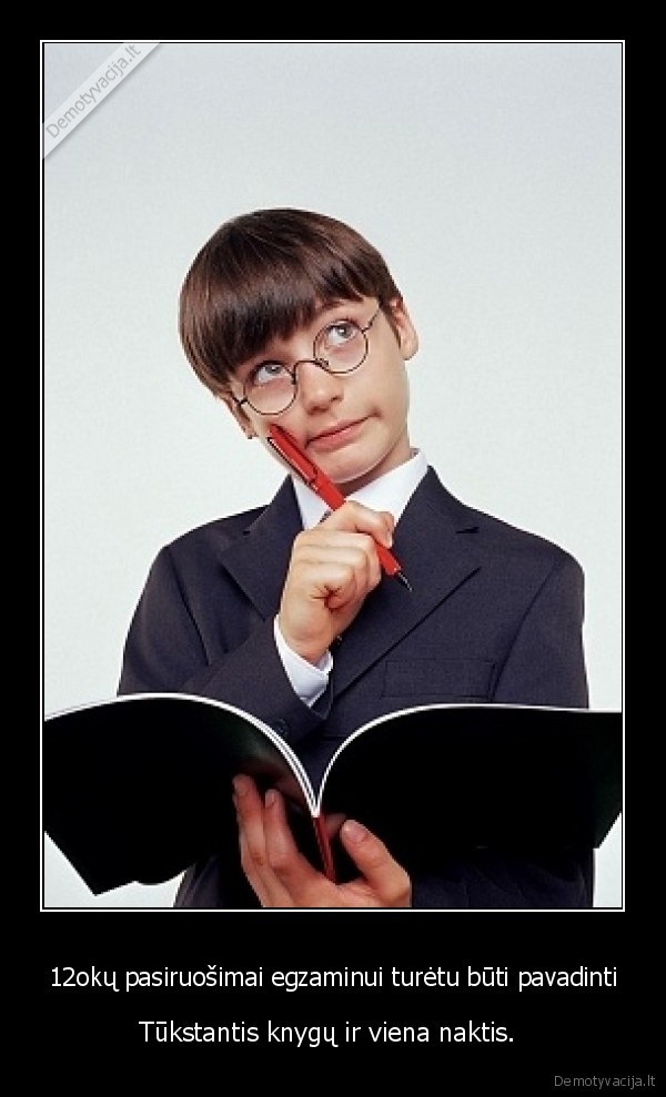 12okų pasiruošimai egzaminui turėtu būti pavadinti