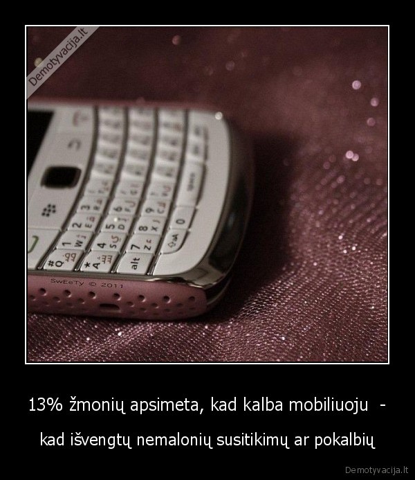 13% žmonių apsimeta, kad kalba mobiliuoju  -