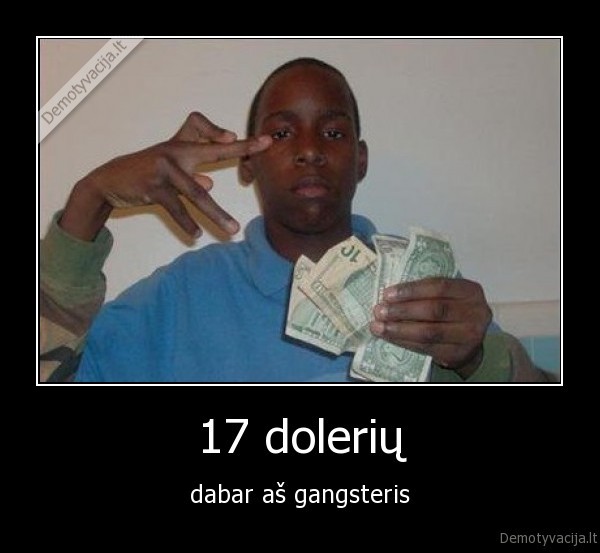 17 dolerių