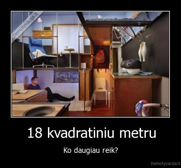 18 kvadratiniu metru