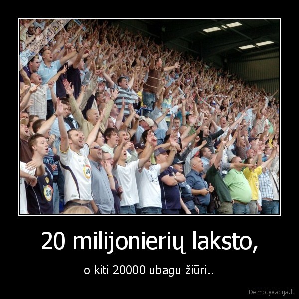 20 milijonierių laksto,