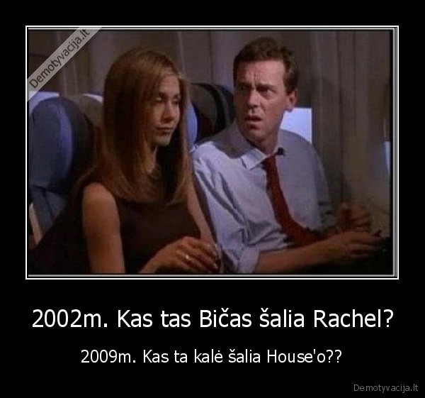 2002m. Kas tas Bičas šalia Rachel?