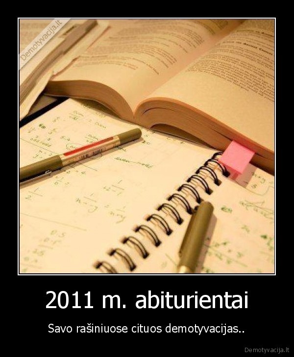 2011 m. abiturientai