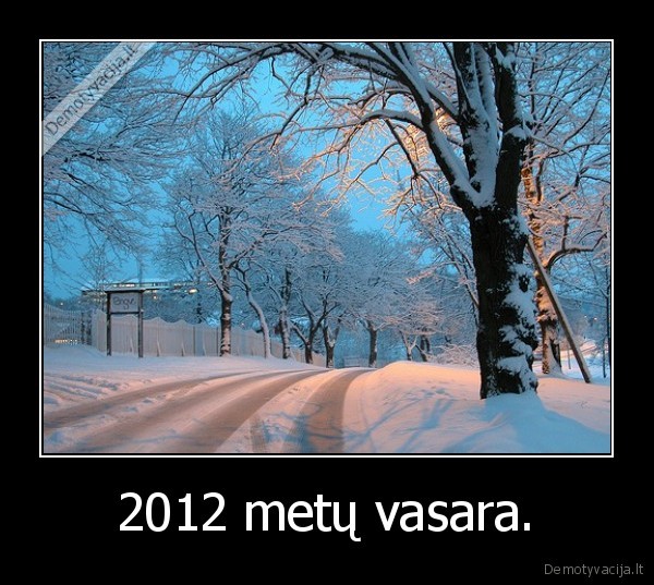 2012 metų vasara.