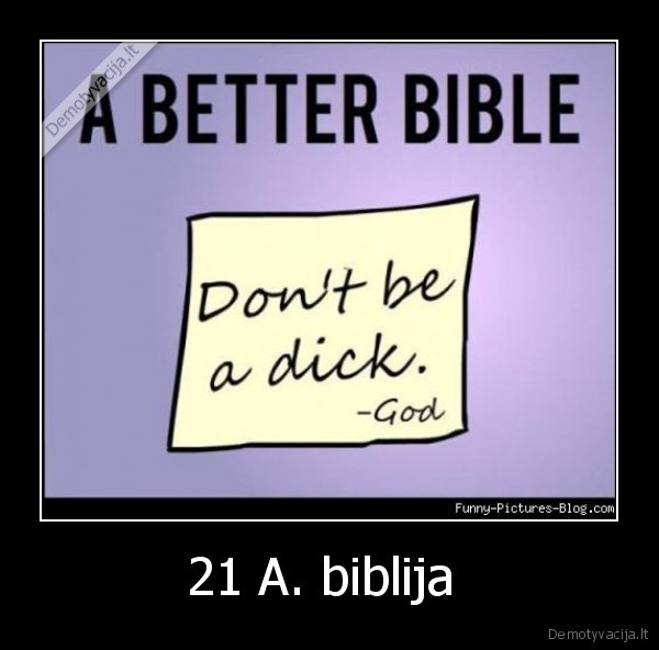 21 A. biblija 