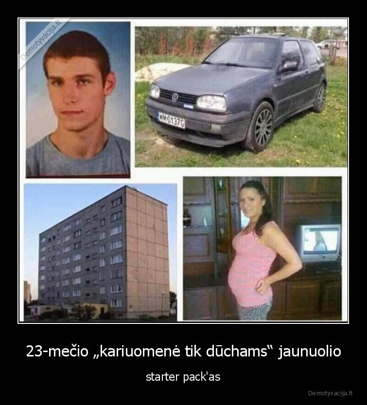 23, metai,vaikas,starter,packas,kariuomene