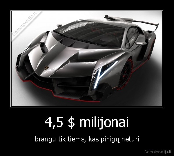 4,5 $ milijonai