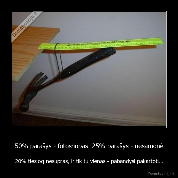 50% parašys - fotoshopas  25% parašys - nesamonė