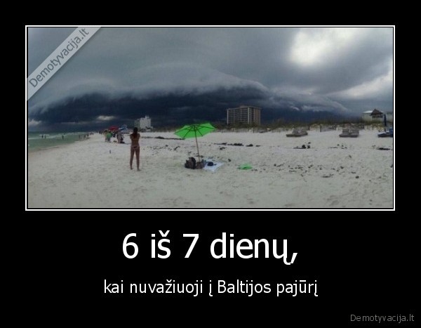 pajuris,palanga,lietus