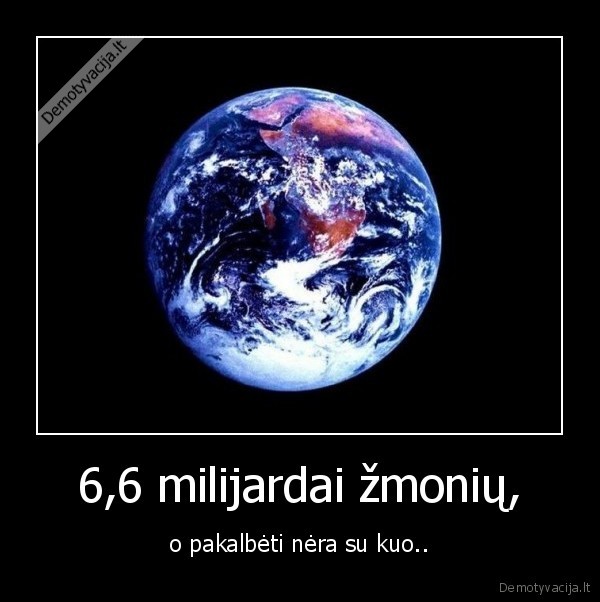 6,6 milijardai žmonių,