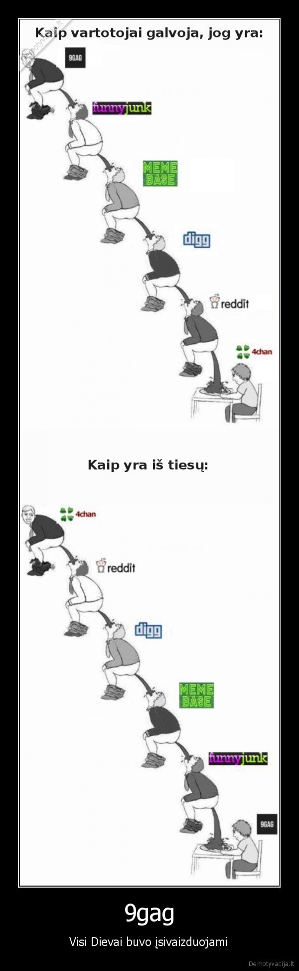 9gag, kopijuotas, turinys