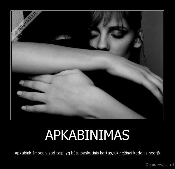 apkabinimas,zmogus