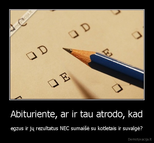 egzaminai,nec,rezultatai