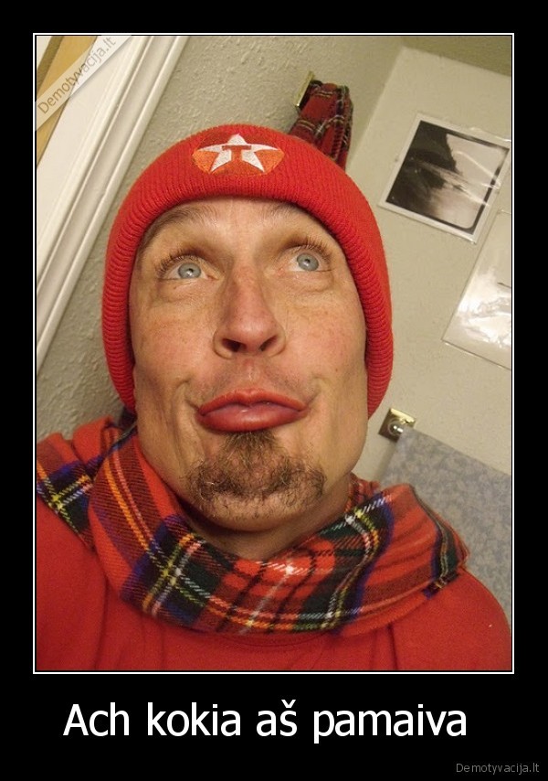 Ach kokia aš pamaiva 