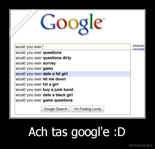 Ach tas googl'e :D
