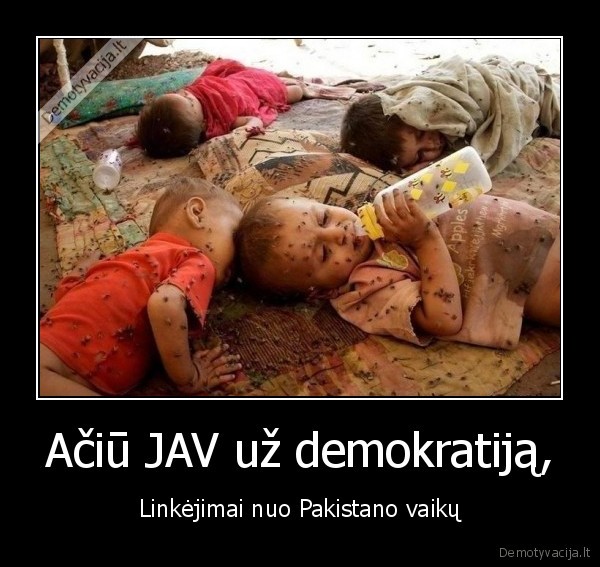 Ačiū JAV už demokratiją,