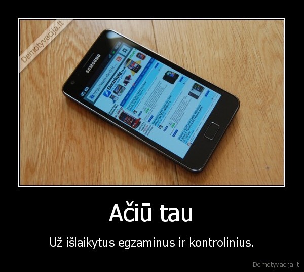 telefonas,ismanusis,pdf,egzaminai