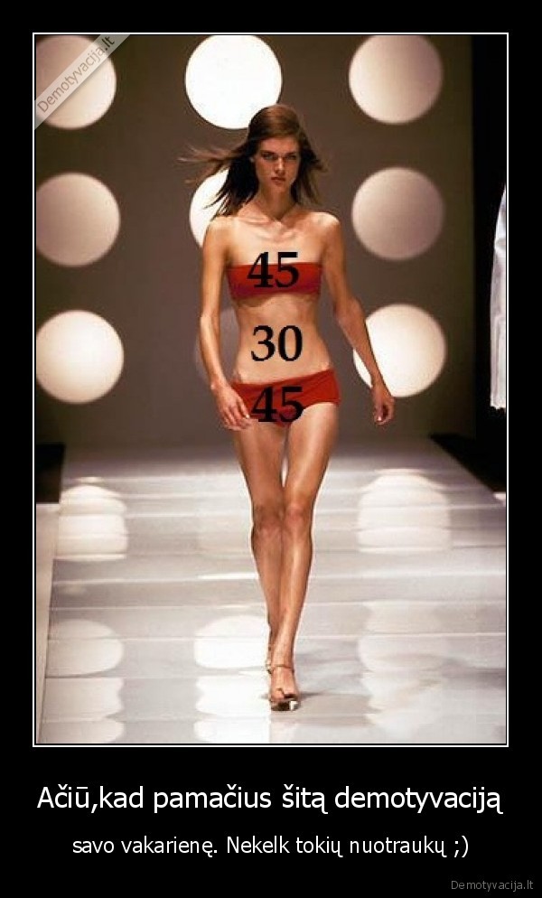 Ačiū,kad pamačius šitą demotyvaciją