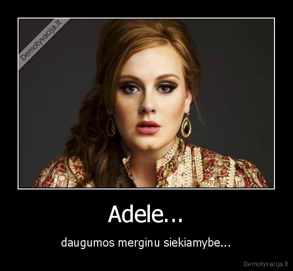adele,talentai
