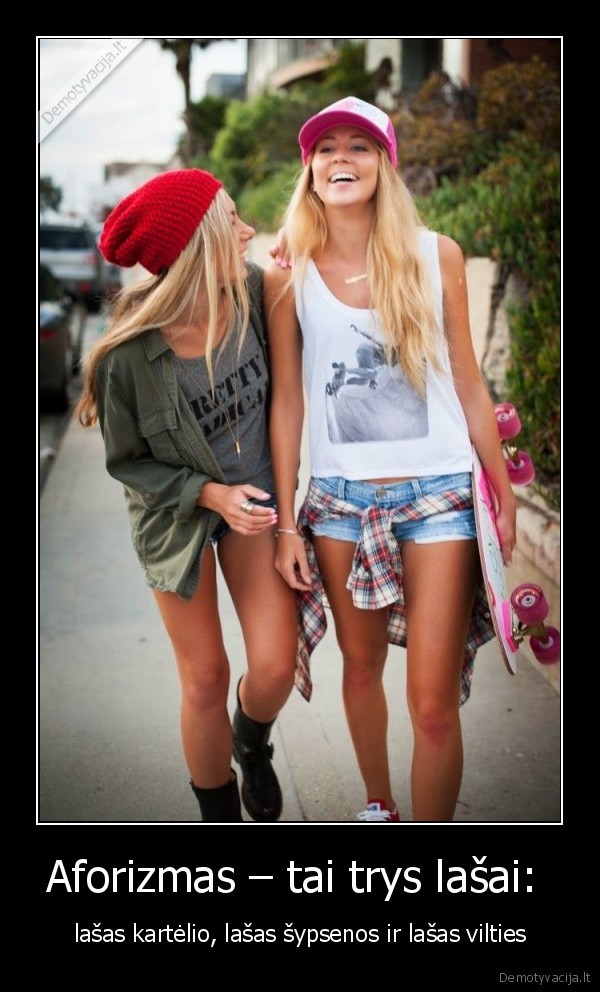 Aforizmas – tai trys lašai: 