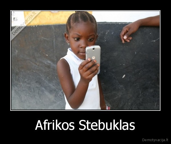 afrikos, stebuklas, yra, telefonai